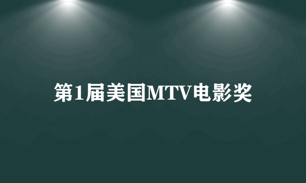 第1届美国MTV电影奖