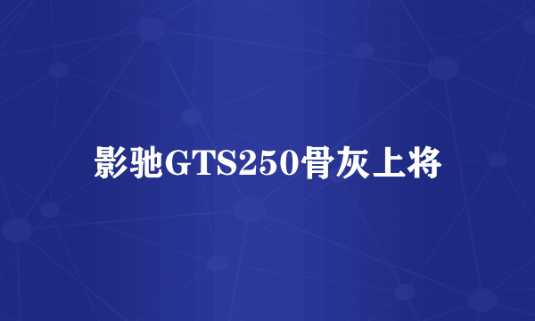 影驰GTS250骨灰上将
