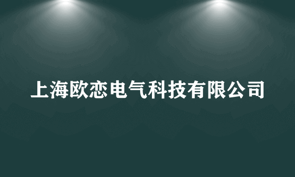 上海欧恋电气科技有限公司