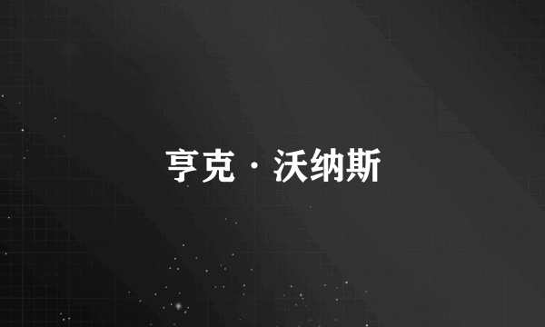 亨克·沃纳斯