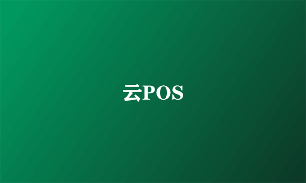 云POS