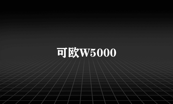 可欧W5000