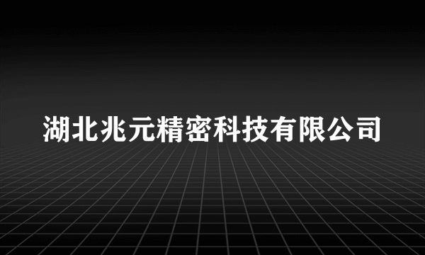 湖北兆元精密科技有限公司
