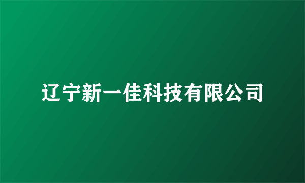 辽宁新一佳科技有限公司
