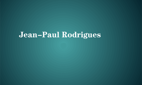 Jean-Paul Rodrigues