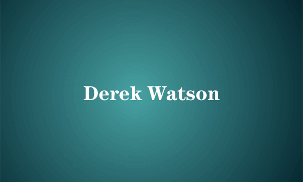Derek Watson