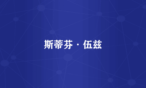 斯蒂芬·伍兹