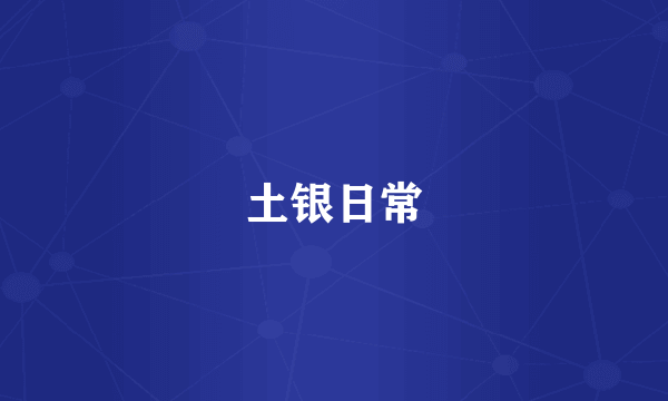 土银日常