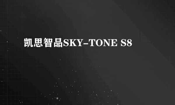 凯思智品SKY-TONE S8