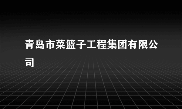 青岛市菜篮子工程集团有限公司