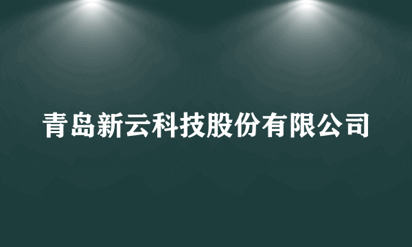 青岛新云科技股份有限公司