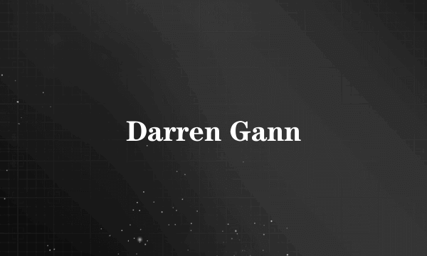 Darren Gann