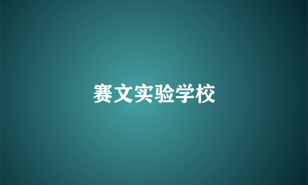 赛文实验学校