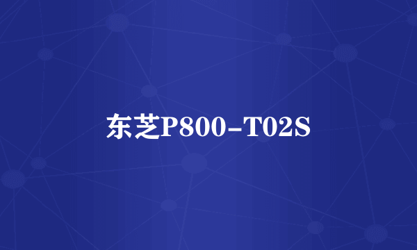 东芝P800-T02S