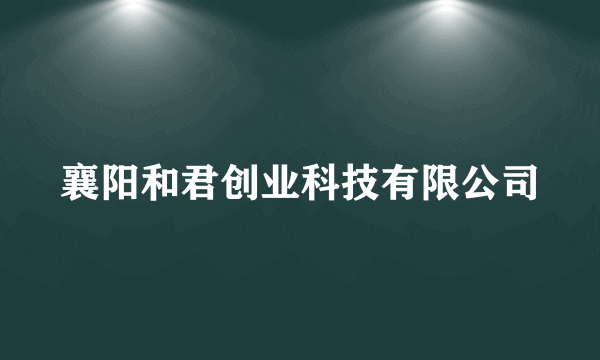 襄阳和君创业科技有限公司