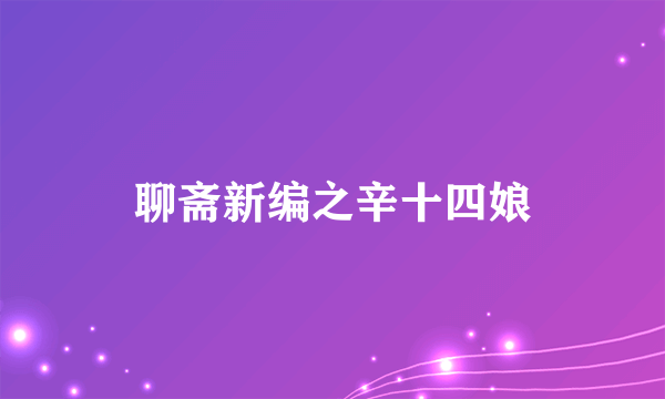 聊斋新编之辛十四娘