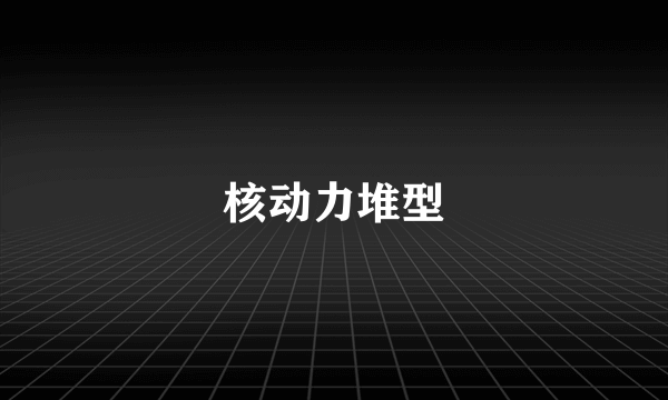 核动力堆型