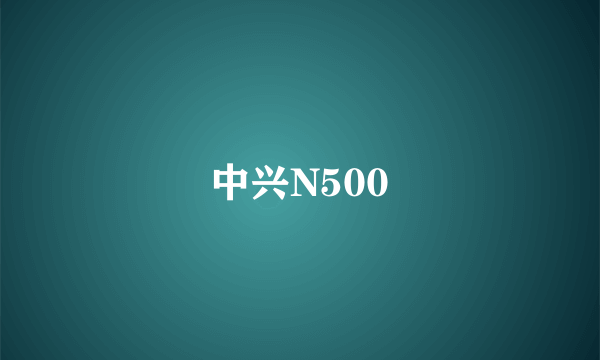 中兴N500