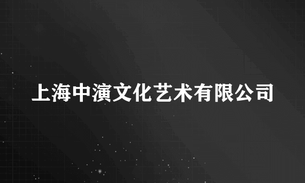 上海中演文化艺术有限公司
