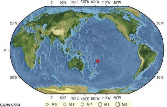 11·10斐济群岛地震（2018年在斐济群岛发生的地震）