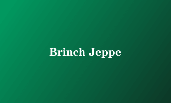 Brinch Jeppe