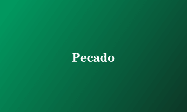 Pecado