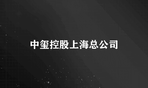 中玺控股上海总公司