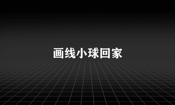 画线小球回家