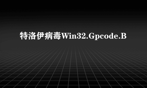 特洛伊病毒Win32.Gpcode.B
