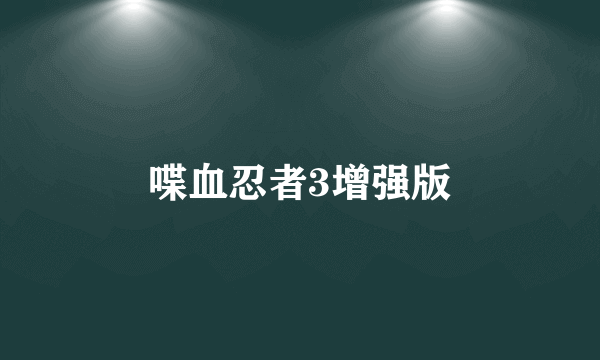 喋血忍者3增强版