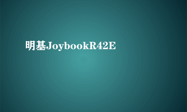 明基JoybookR42E