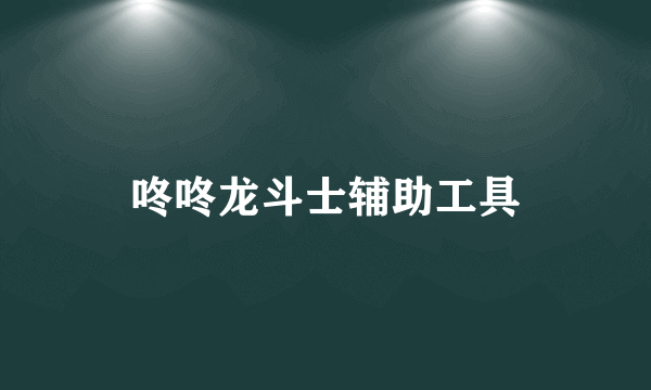 咚咚龙斗士辅助工具