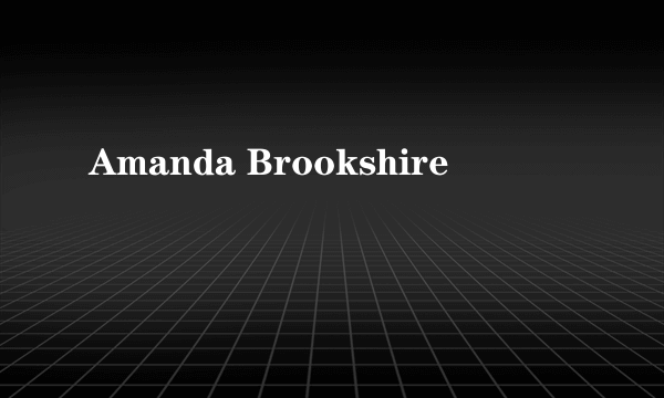 Amanda Brookshire