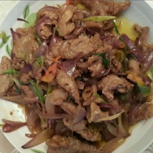 洋葱爆炒牛肉