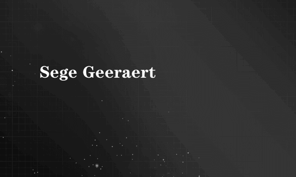 Sege Geeraert