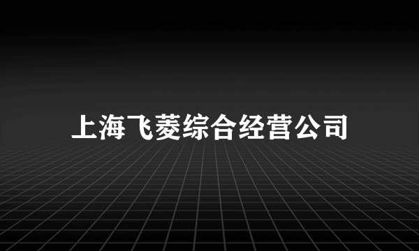上海飞菱综合经营公司