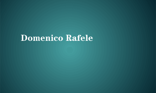 Domenico Rafele