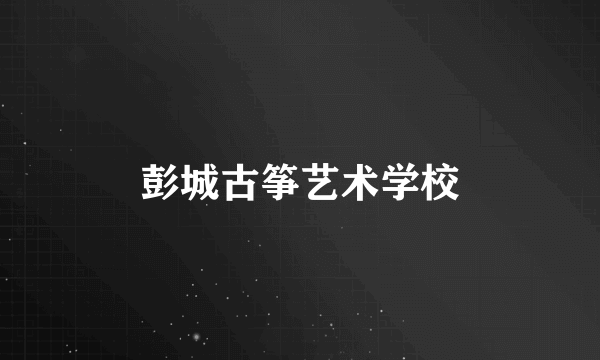彭城古筝艺术学校
