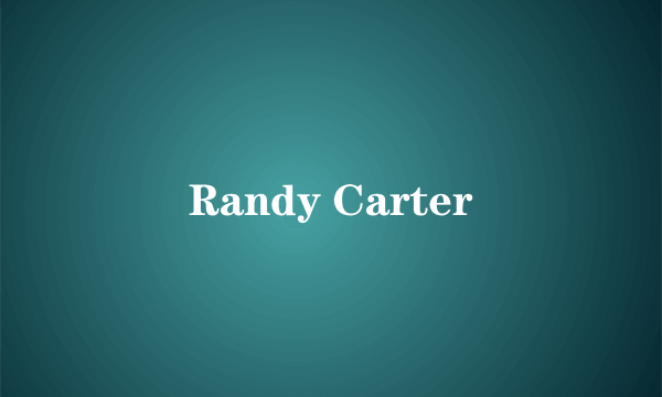 Randy Carter