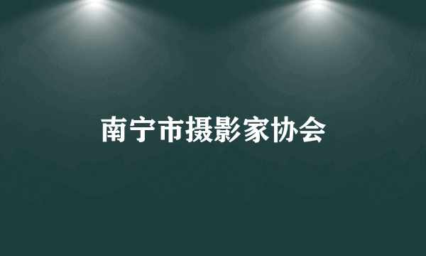 南宁市摄影家协会