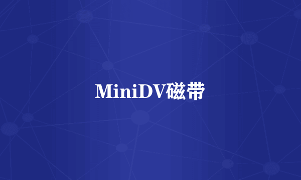 MiniDV磁带