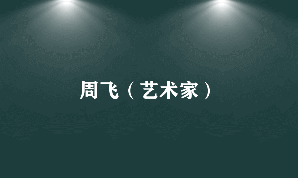 周飞（艺术家）