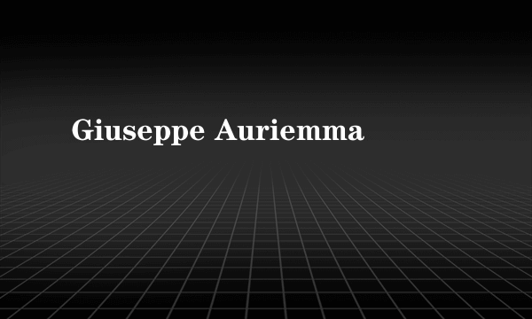 Giuseppe Auriemma