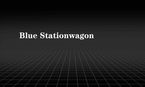 Blue Stationwagon