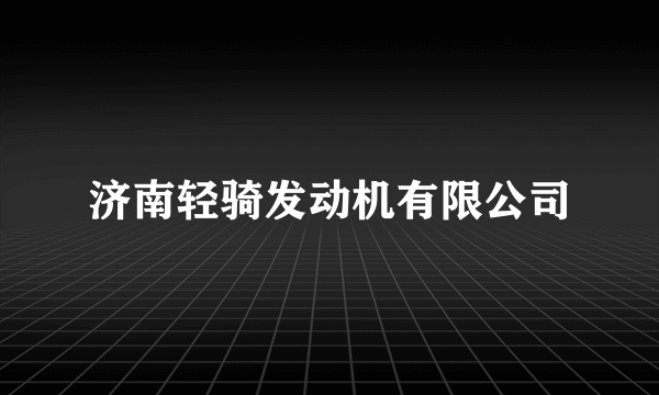 济南轻骑发动机有限公司