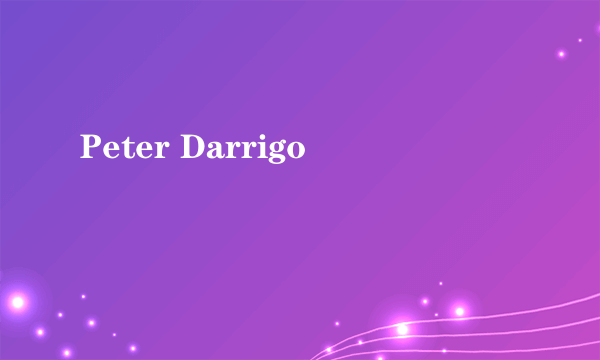 Peter Darrigo
