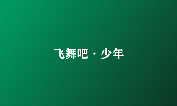 飞舞吧·少年
