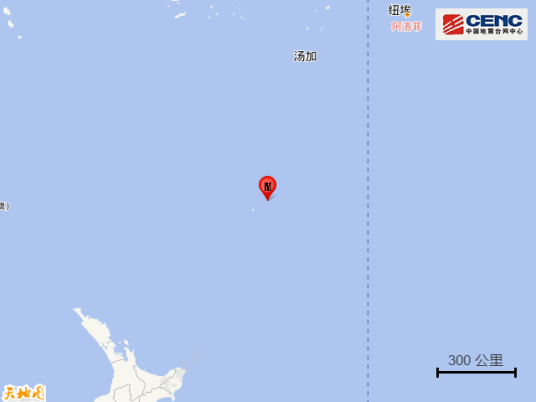 1·6新西兰克马德克群岛海域地震