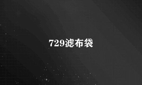 729滤布袋