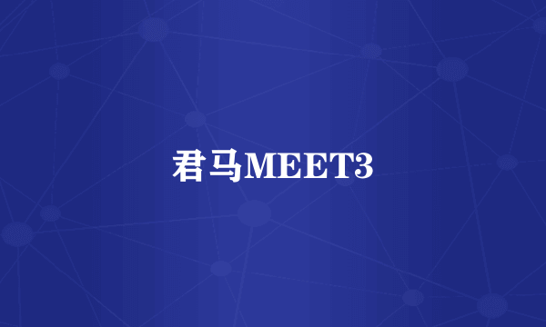 君马MEET3